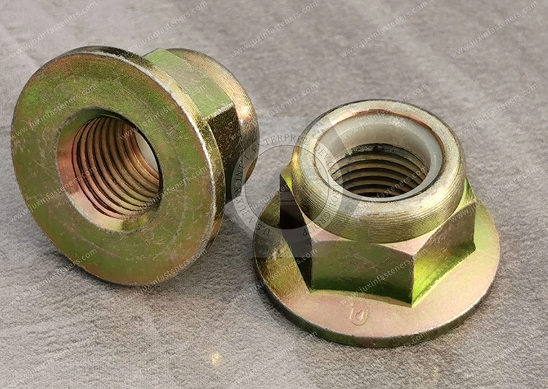 Metric Medium-Strength Steel Nylon-Insert Flange Locknuts