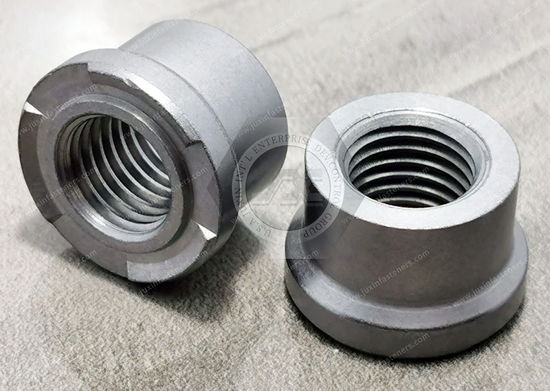 Zinc-nickel Alloy Surface Treatment Round-Base Weld Nuts with Projections