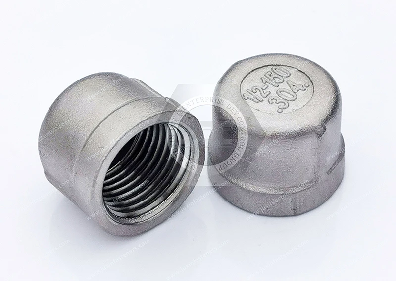 304 stainless steel inner wire pipe cap plug plug head stuffy head pipe plug cap(Cap pipe)