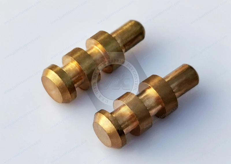 Brass Center-Knurled Dowel Pins