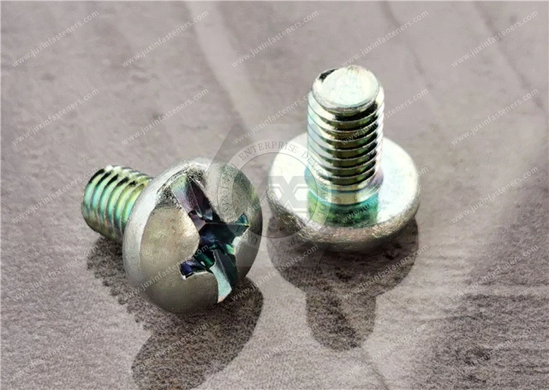 ROHS Color zinc surface treatment Metric Pan Head Combination Phillips/Slotted Screws