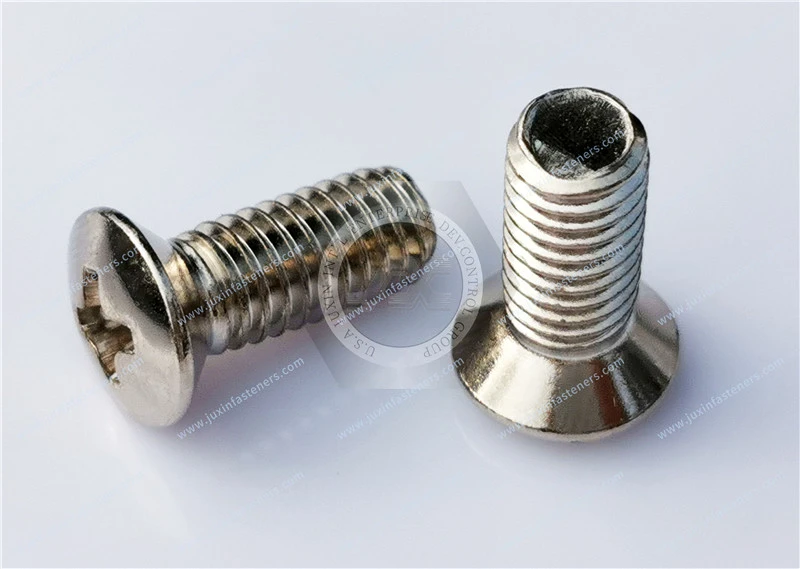 Steel Slotted Half Countersunk Head Screw