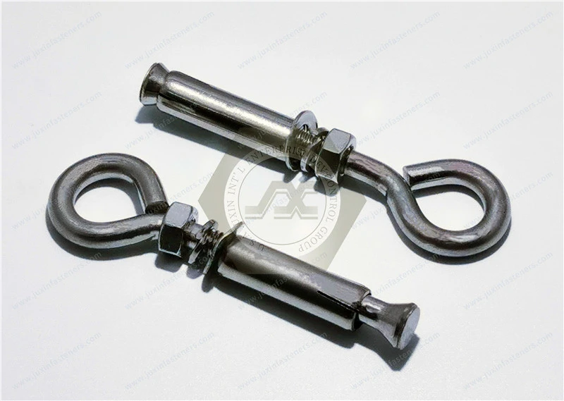 Stainless steel Routing Eyebolts with Nuts&mdash;Not for Lifting