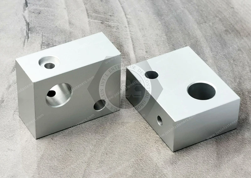 6061-T6 aluminum Block Door Rotation, JX-21JG19-44.5-35-H19-AL, Material: Aluminum Alloy
