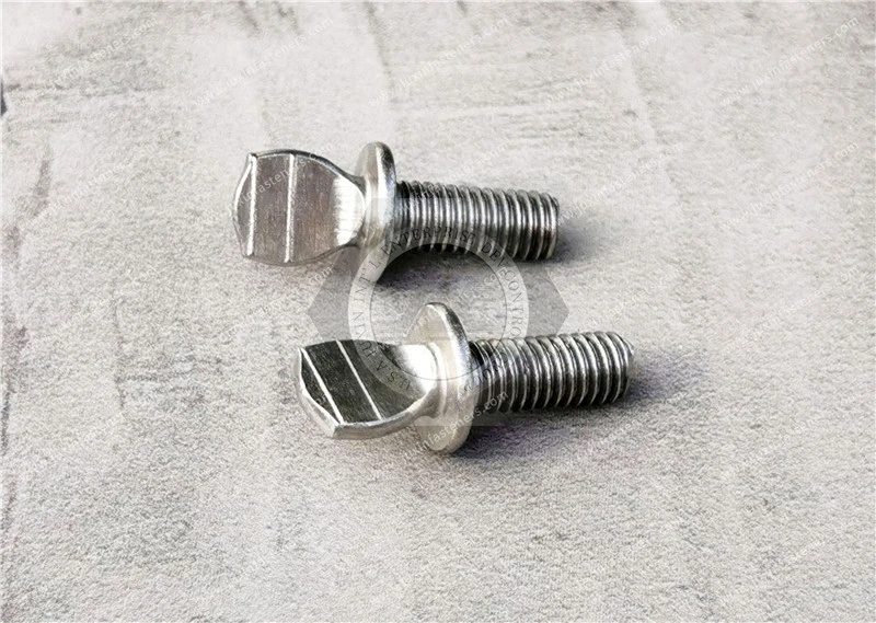 Stainless Steel Flanged Spade-Head Thumb Screws&Stainless Steel Flanged Spade-Head Thumb Screws, JX-THUMB-M6-10-SS, Material: Stainless steel SUS304, SUS316