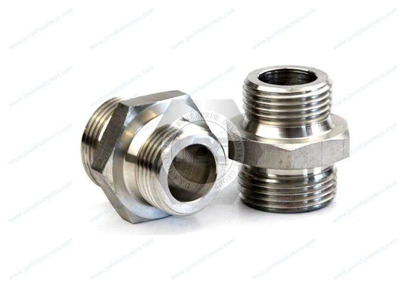 Q805 Sleeve type taper thread through joint body&24&deg; Cone connectors - Union