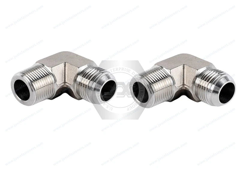 Q807 Clamping end type right angle joint body&37&deg; Flared Fittings for Stainless Steel Tubing
