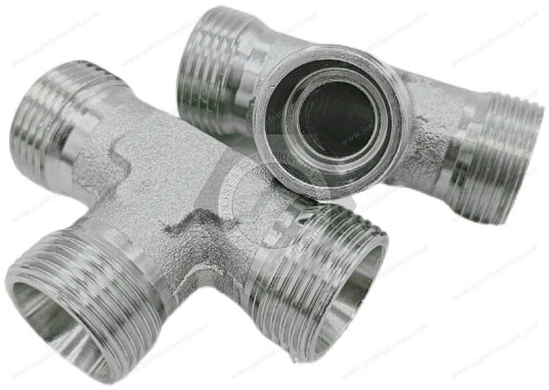 Q811 Sleeve type taper thread right angle three way joint body&24&deg; Cone Connectors - Male Run Tee - Body