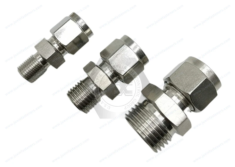 Q813 Clamping sleeve type straight connection body for next door&24&deg; Cone Connectors - Bulkhead Union