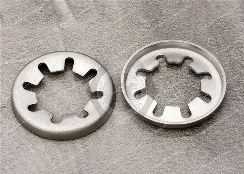 Quarter-Turn Retainer, Size 6, Stainless Steel&Push-on Washers for Metric Round Shaft - Stainless Steel&Internal Tooth Starlock Washer Stainless Steel .340pcs Internal Tooth Star Lock Washers, Push On Speed Clips Washers Fasteners Assortment Kit, 65Mn Bla