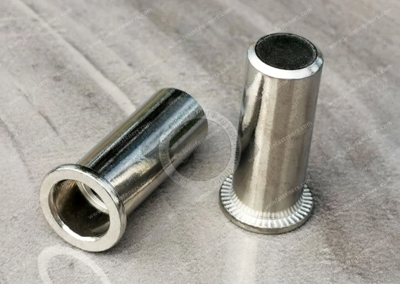 Flat Head Closed end Round Body Plain Blind Rivet Nuts&mdash;Closed End