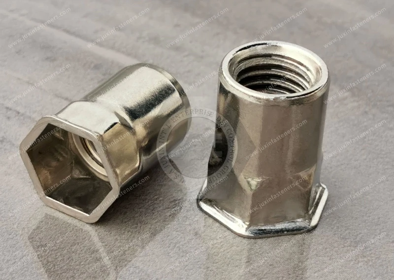 Thin Head Open end Part Hexagonal body Blind Rivet Nuts&mdash;Open End