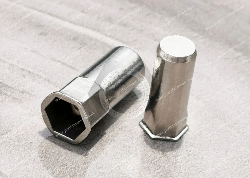 Thin Head Closed end Part Hexagonal body Blind Rivet Nuts&mdash;Closed End
