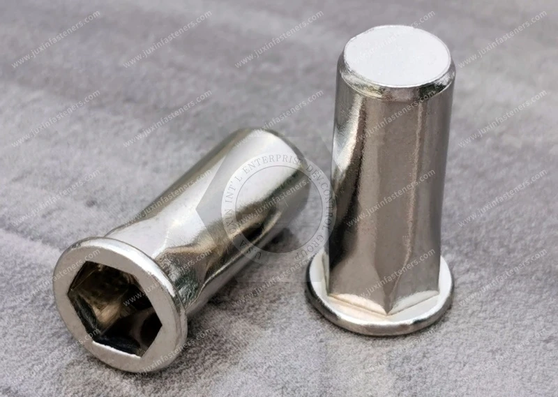 Flat Head Closed end Part Hexagonal body Blind Rivet Nuts&mdash;Closed End