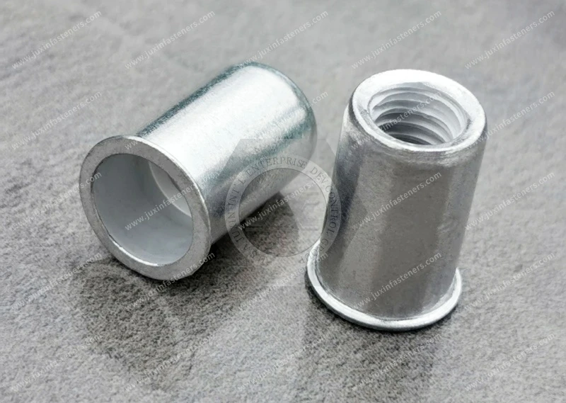 Thin Head Open  Round Body Plain Blind Rivet Nuts&mdash;Open End
