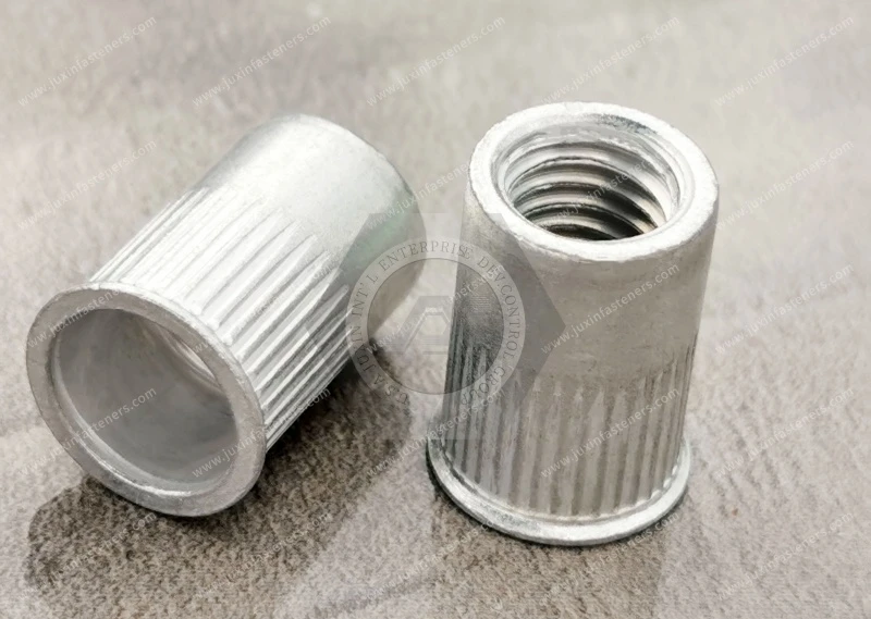 Thin Head Open Round Body Knurled Plain Blind Rivet Nuts&mdash;Open End