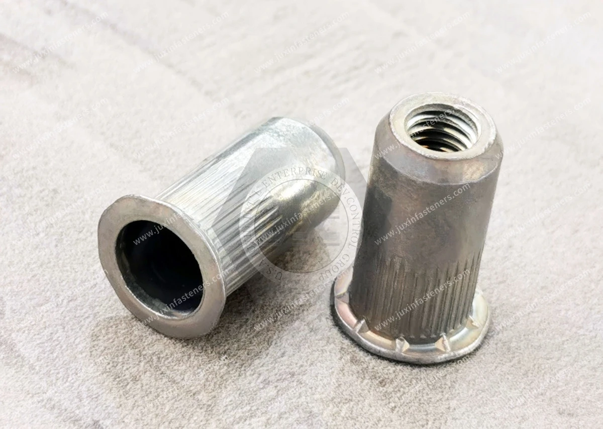 Thin Head Open end knurled body Blind Rivet Nuts&mdash;Open End