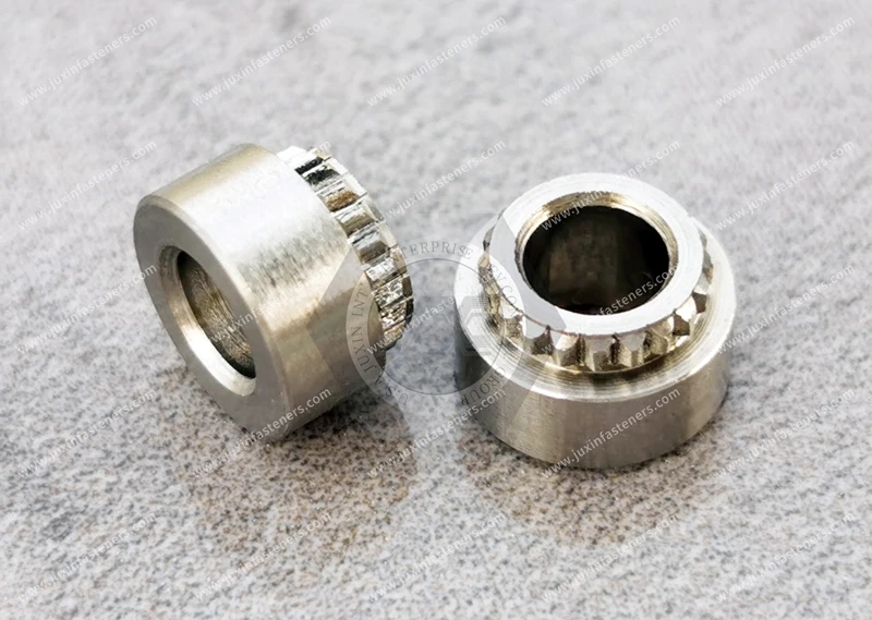 Broaching nuts Non-thread Thru-Hole - Types JX-KFE, KFSE