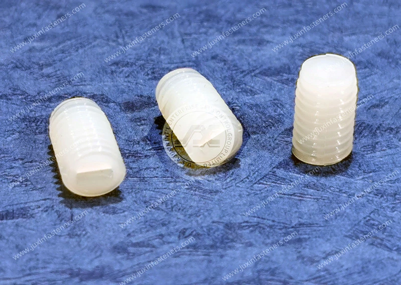 Plastic Nylon Flat-Tip Set Screws&Metric Slotted Plastic Flat-Tip Set Screws