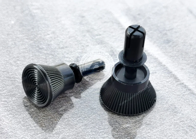 Black Snap Push-In Rivet, Releasable