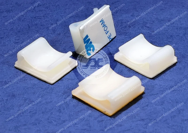 Single Wire Clip on Adhesive Base JX-FCI&Self-Adhesive Wire Clip