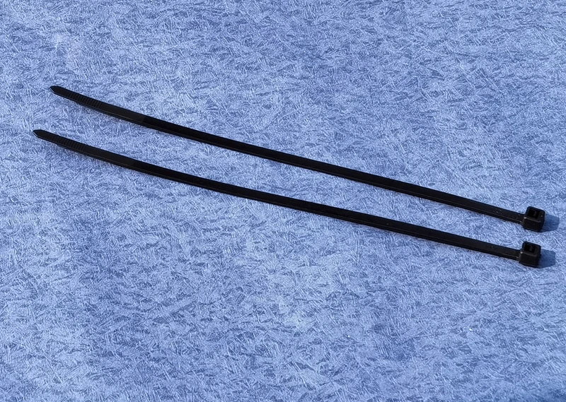 Black Releasible Caable Tie JX-RCT