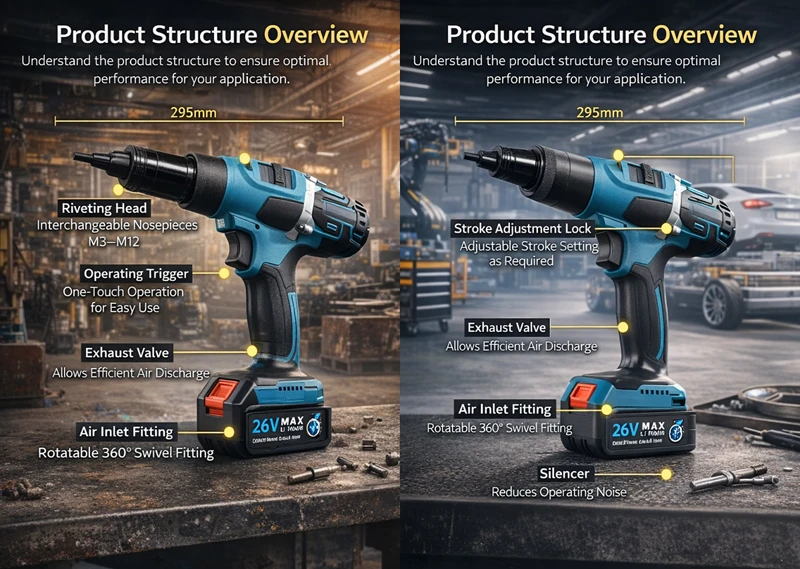 Fully Automatic Electric Rivet Nut Tool