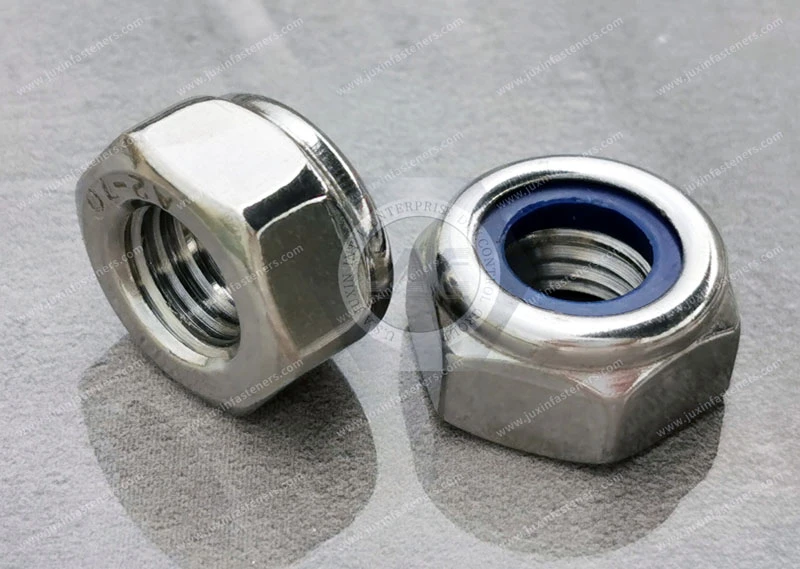 DIN985 Stainless Steel Nylon Self-Locking Nuts for Lawn Mower Manufacturing
